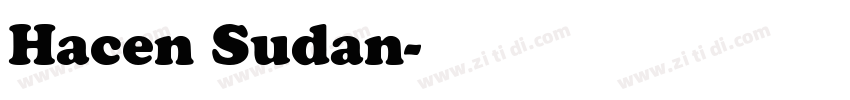 Hacen Sudan字体转换